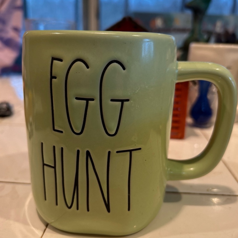 Rae Dunn Green Egg Hunt coffee tea Mug